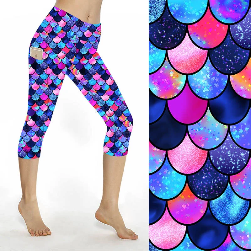 SCULPT Yoga Capri Leggings - Mermazing