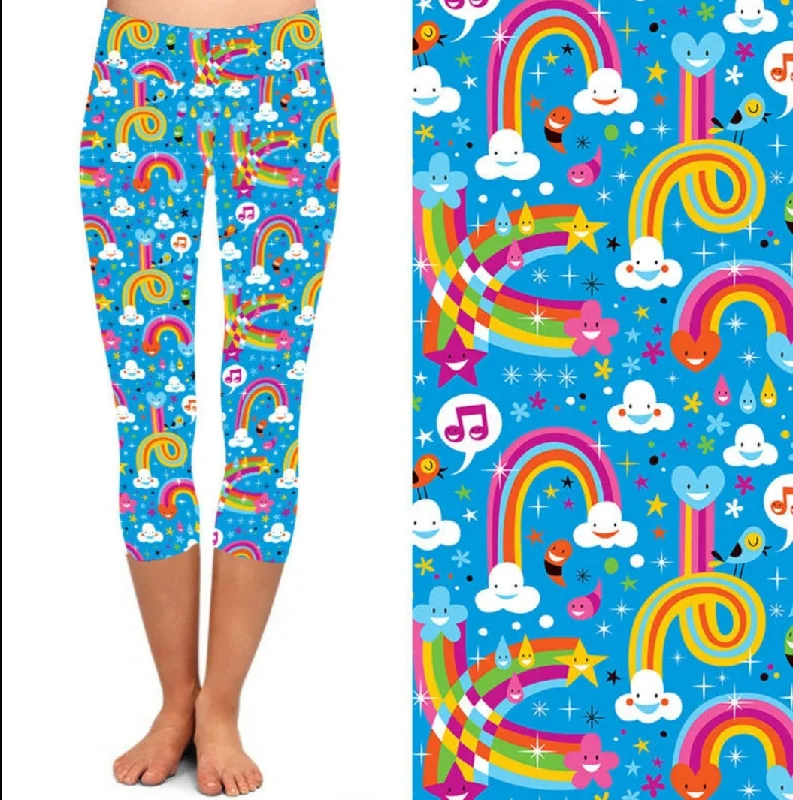 24/7 Capri Legging - Rainbow Road