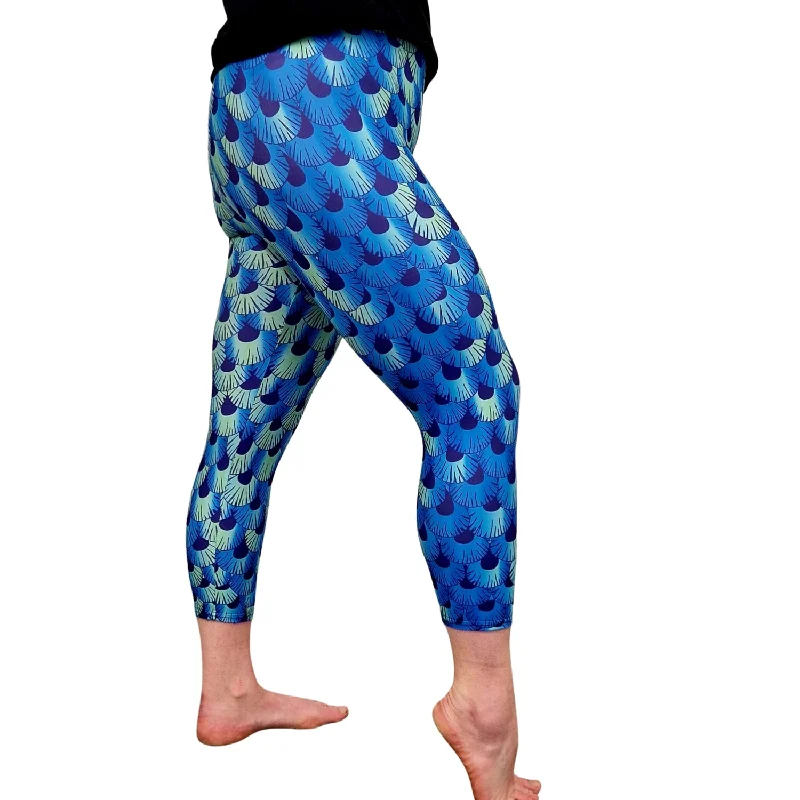 24/7 Capri Leggings - Bluesy Shimmer