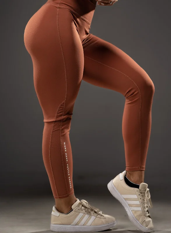 ASCEND LEGGINGS- PUMPKIN