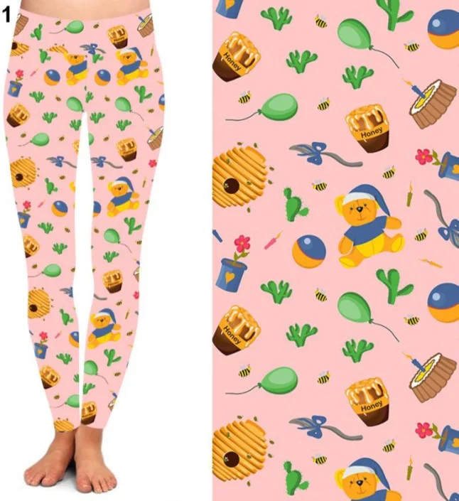 24/7 Leggings – Honey Bear