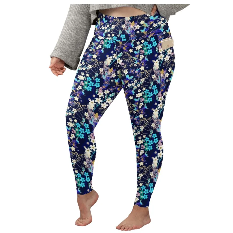 SCULPT Yoga Leggings- Forget-Me-Not