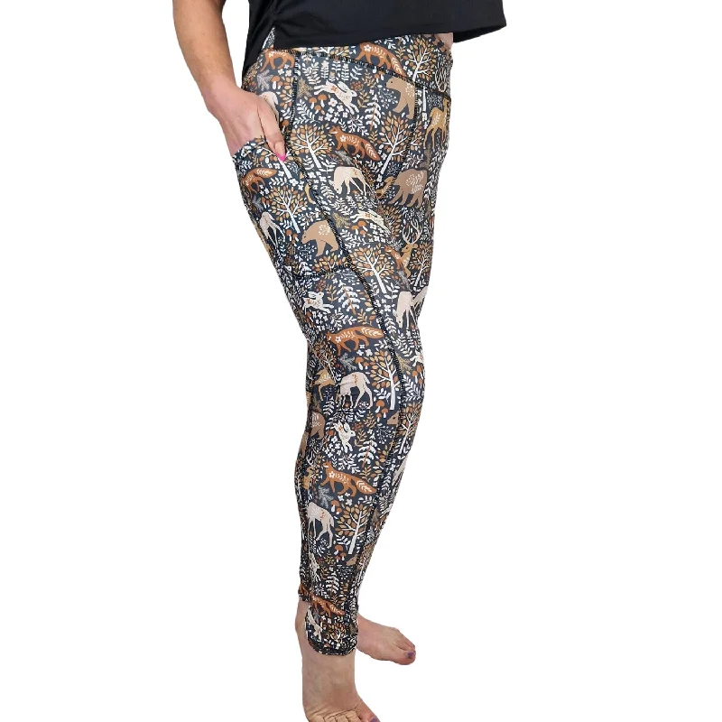 SCULPT Yoga Leggings- Winter Forest