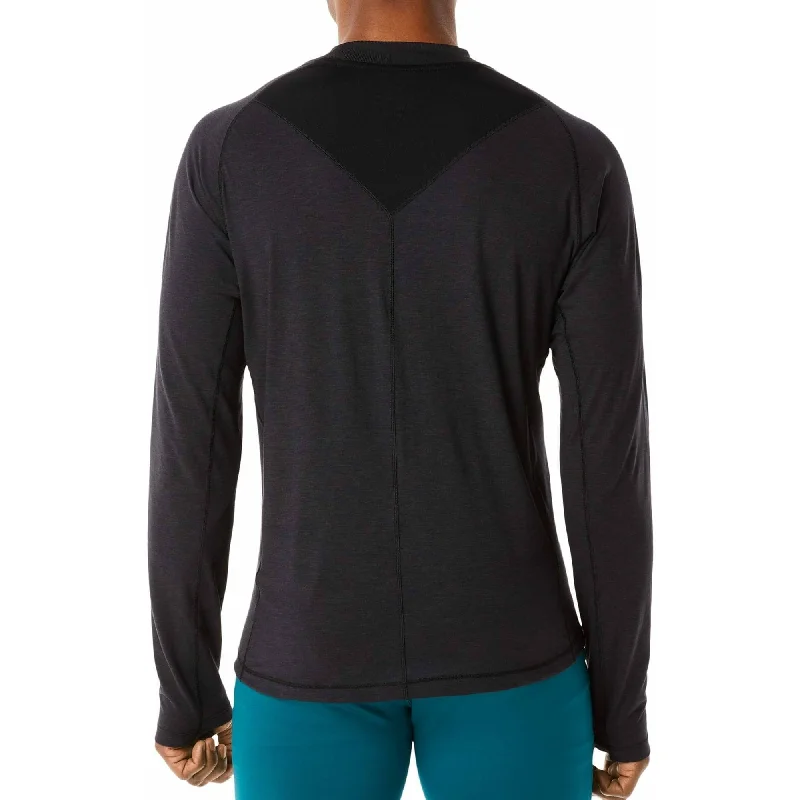 Asics Winter Long Sleeve Mens Running Top - Black