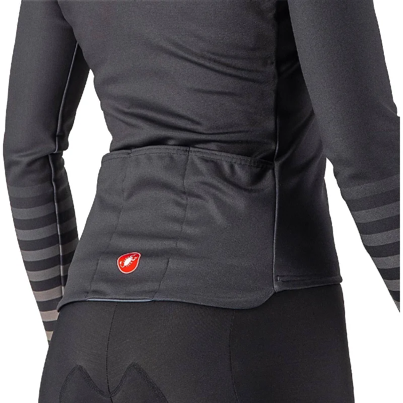 Castelli Autunno Long Sleeve Womens Cycling Jersey - Grey