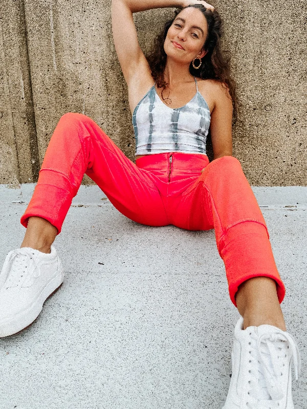 Grey Jewel Vibe Stripe Tie Dye