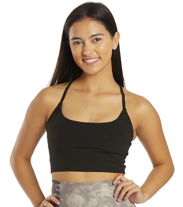 Glyder Pure Yoga Crop Top Black