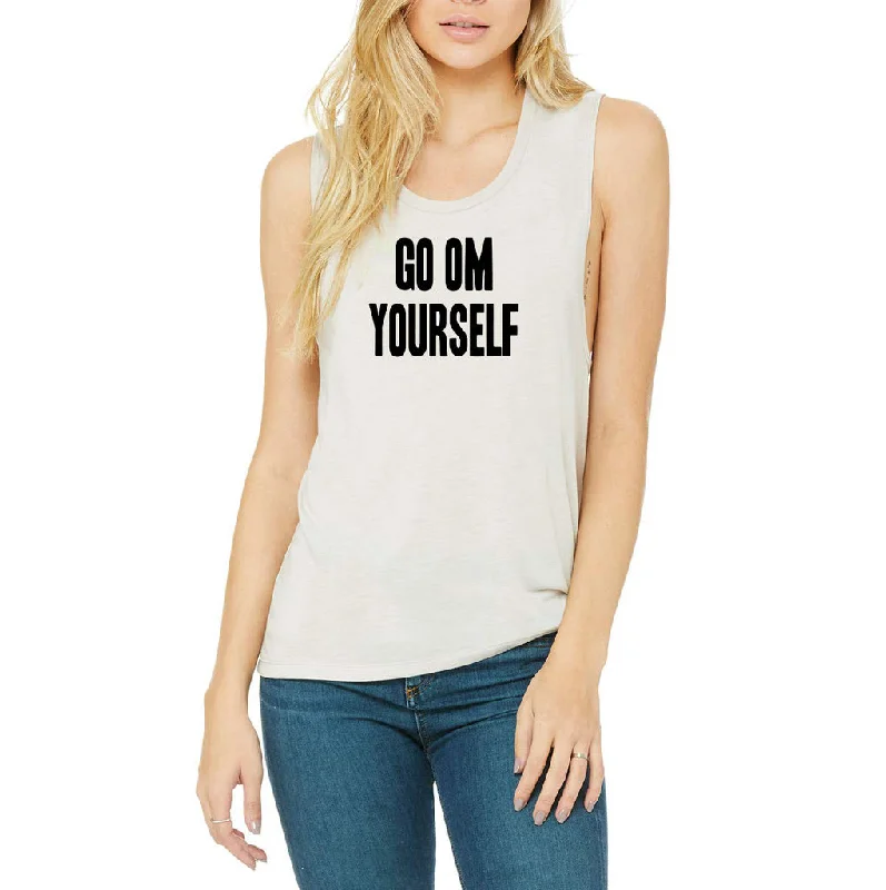 Go OM Yourself Graphic Tee - Rock Concert Crew Tank