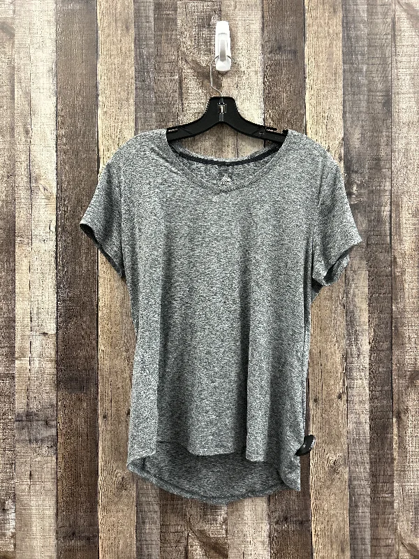 Grey Athletic Top Short Sleeve Rbx, Size L