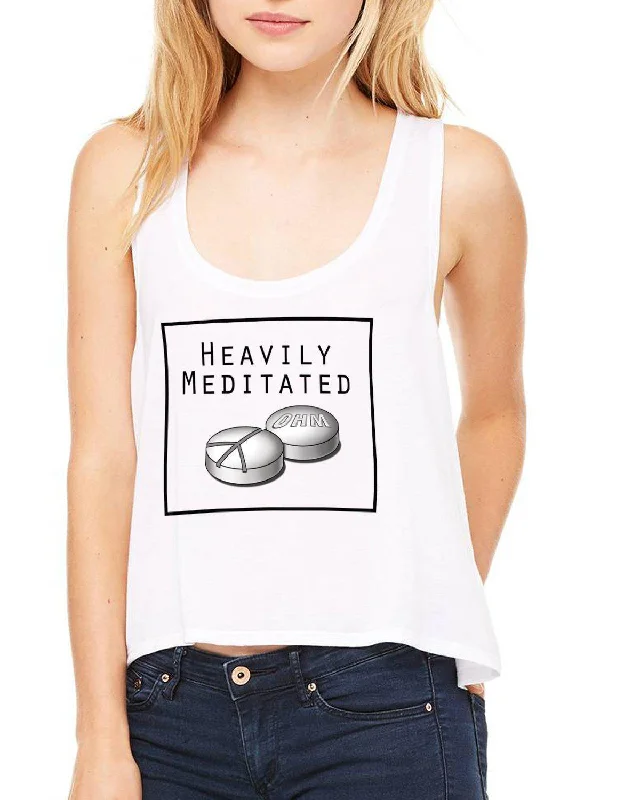 Heavily Meditated - Yoga Graphic Tee