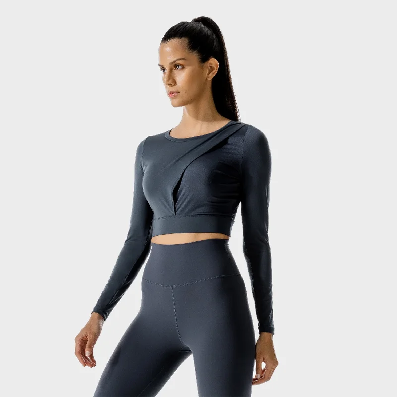 LAB360° Wrap Top - Blue Nights