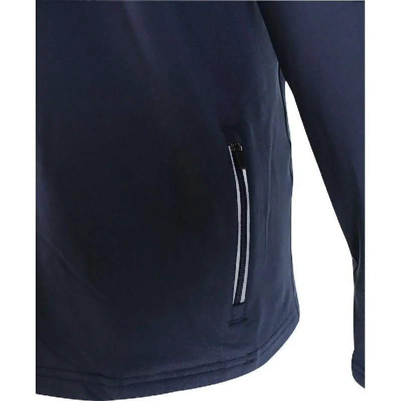 More Mile Alaska Half Zip Long Sleeve Mens Running Top - Navy