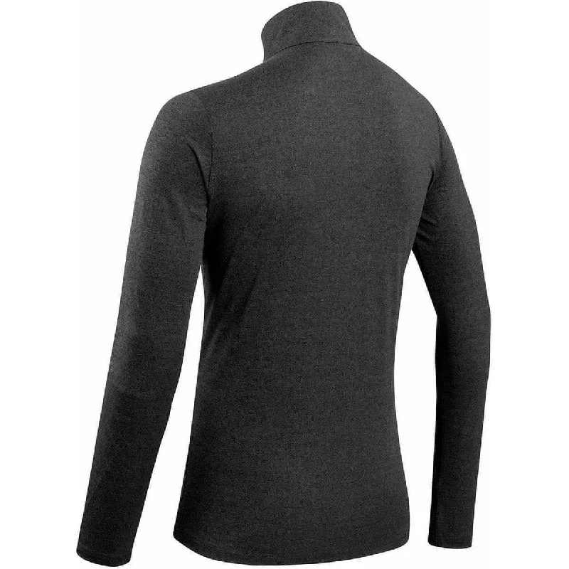 More Mile Core Half Zip Long Sleeve Mens Running Top - Grey