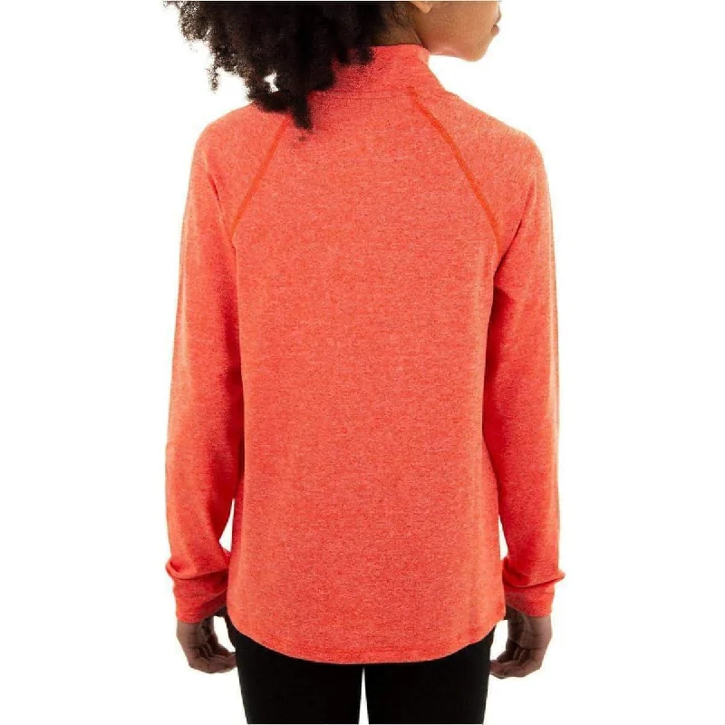 More Mile Train To Run Half Zip Junior Running Top - Orange