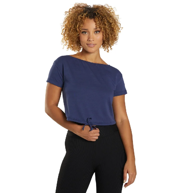 NUX Boat Crop Navy