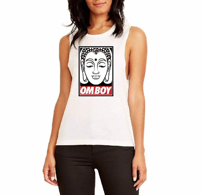 OM BOY Yoga Shirt - Rock Concert Crew Tee