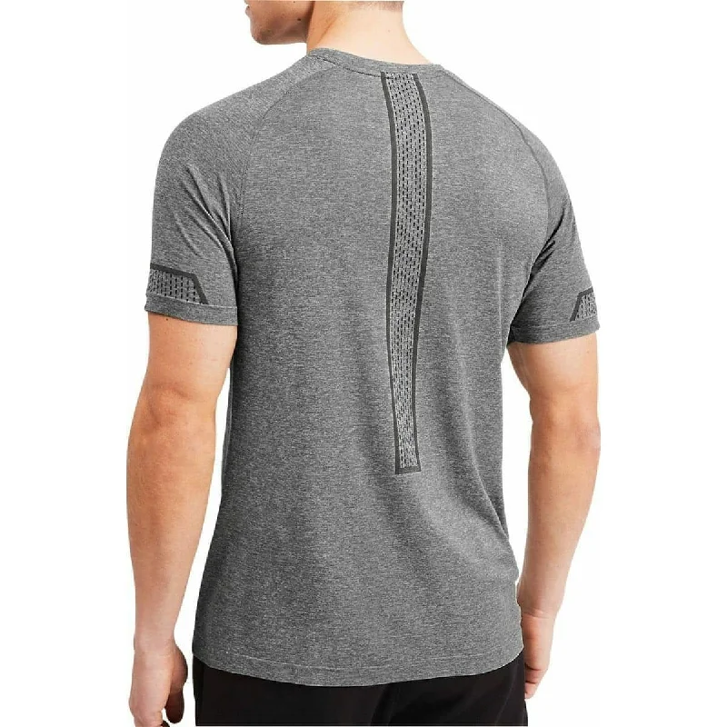 Puma Energy Seamless Short Sleeve Mens Running Top - Grey