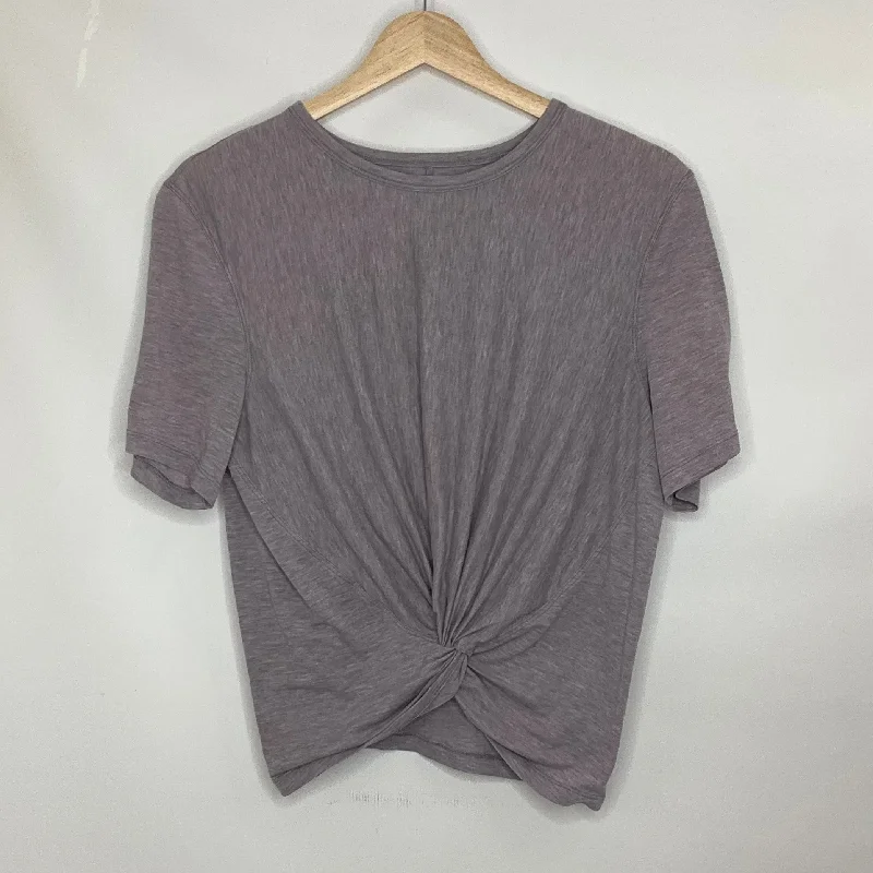 Purple Athletic Top Short Sleeve Lululemon, Size 4