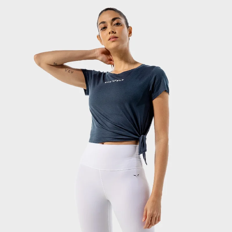 She-Wolf Crop Top - Navy