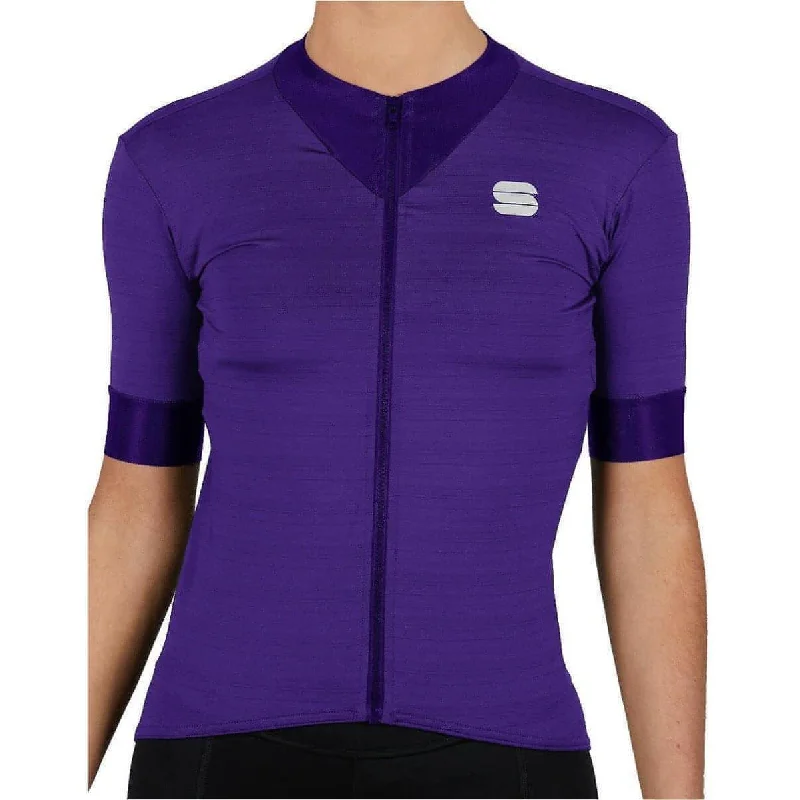 Sportful Kelly Short Sleeve Womens Cycling Jersey - Purple