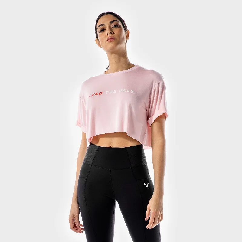 The Pack Crop Tee - Baby Pink