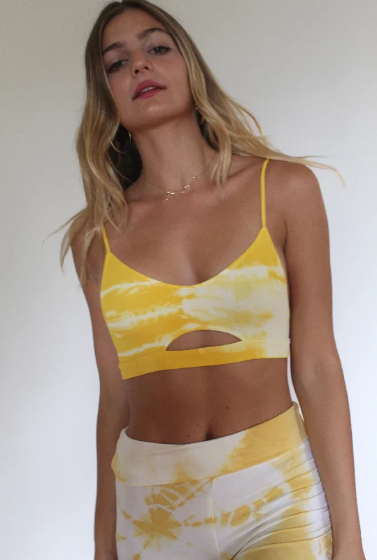 Tie Dye Cutout Bralette