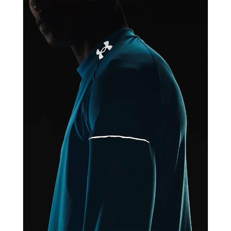 Under Armour OutRun The Cold Long Sleeve Mens Running Top - Blue