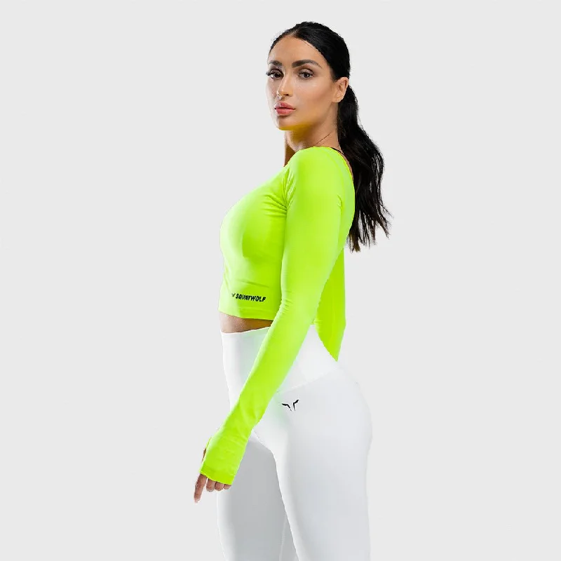 Warrior Crop Tee - Neon