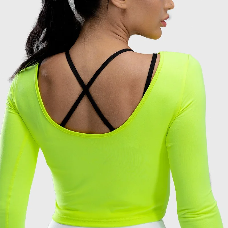 Warrior Crop Tee - Neon