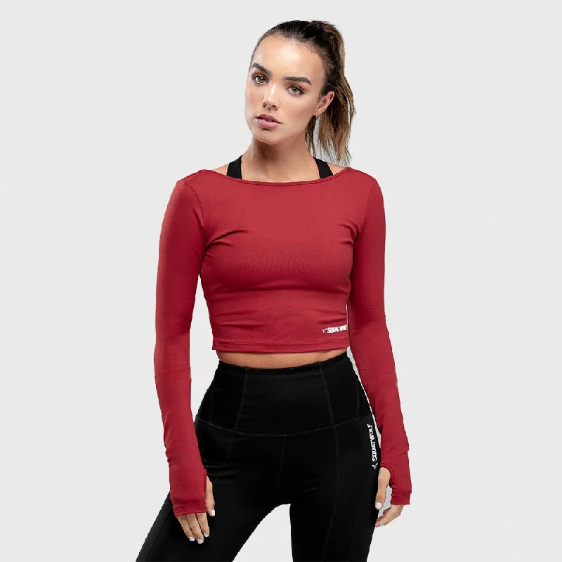 Warrior Crop Tee - Red