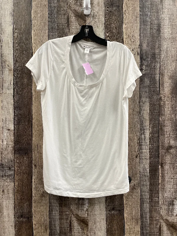 White Athletic Top Short Sleeve Athleta, Size S