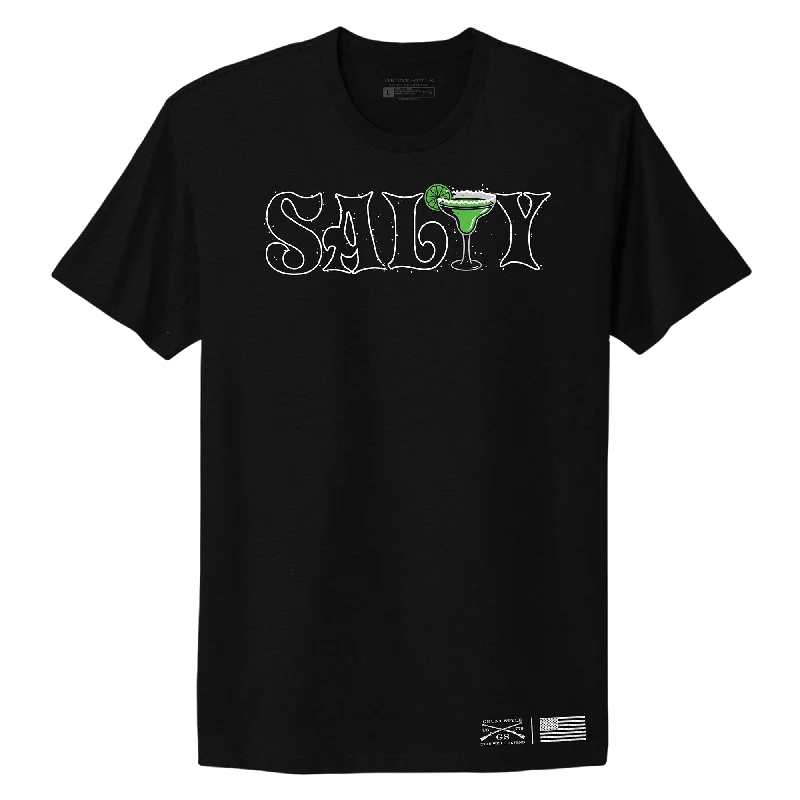 Women's Salty Boyfriend Fit T-Shirt - Black