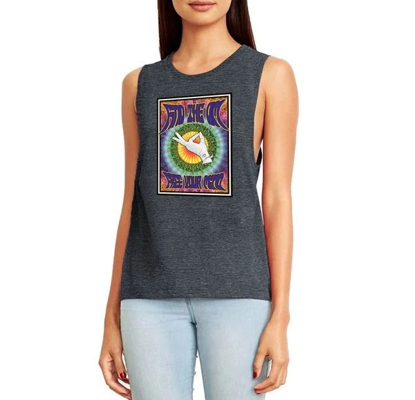 Yoga Tank Tops - Find The OM Rock Concert Crew Yoga Tank