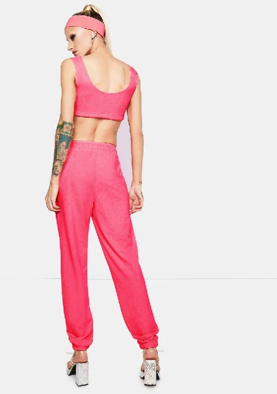 Bubblegum Fairy Flurry Sweatpants Set