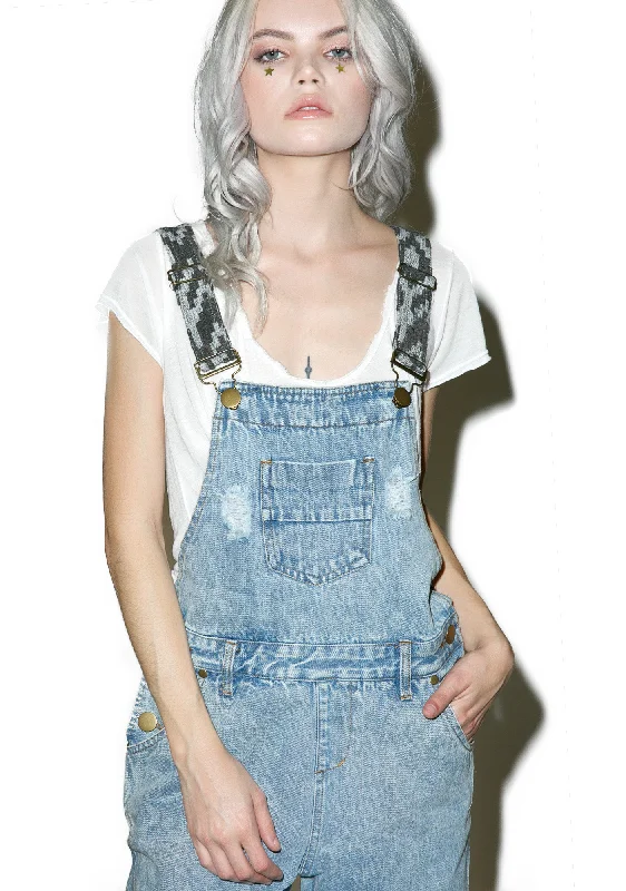 Desperado Distressed Overalls