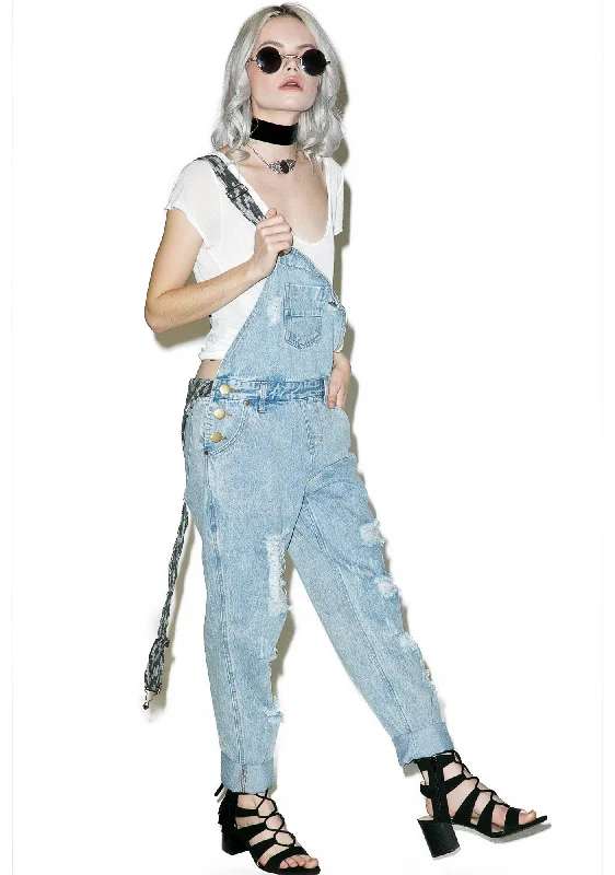 Desperado Distressed Overalls