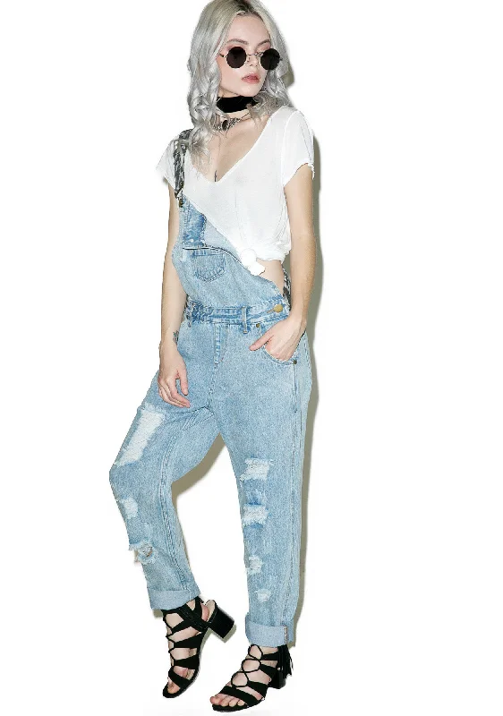 Desperado Distressed Overalls