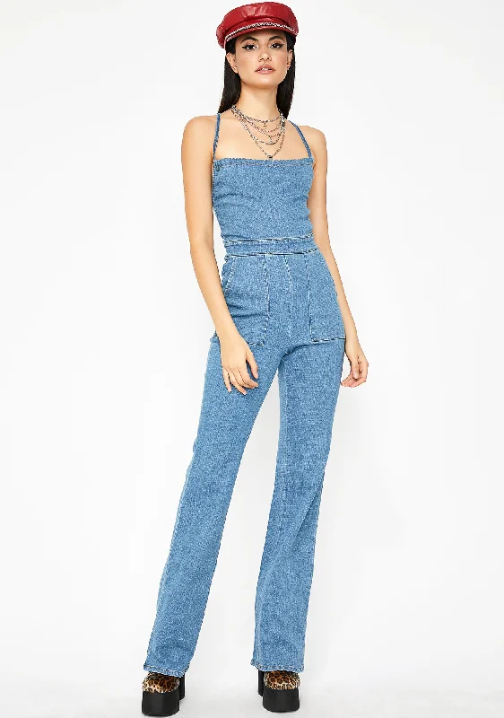 Down To Boogie Strappy Jumpsuit