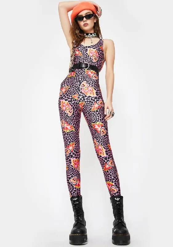 Flaming Hearts Jumpsuit