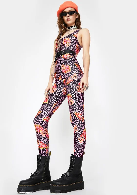 Flaming Hearts Jumpsuit