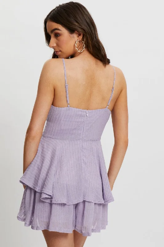 Purple Playsuit