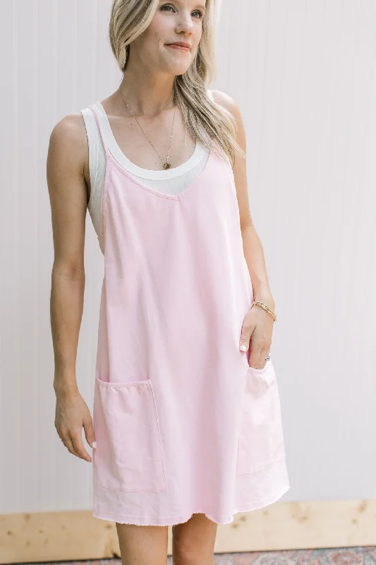 Pink Athleisure Romper