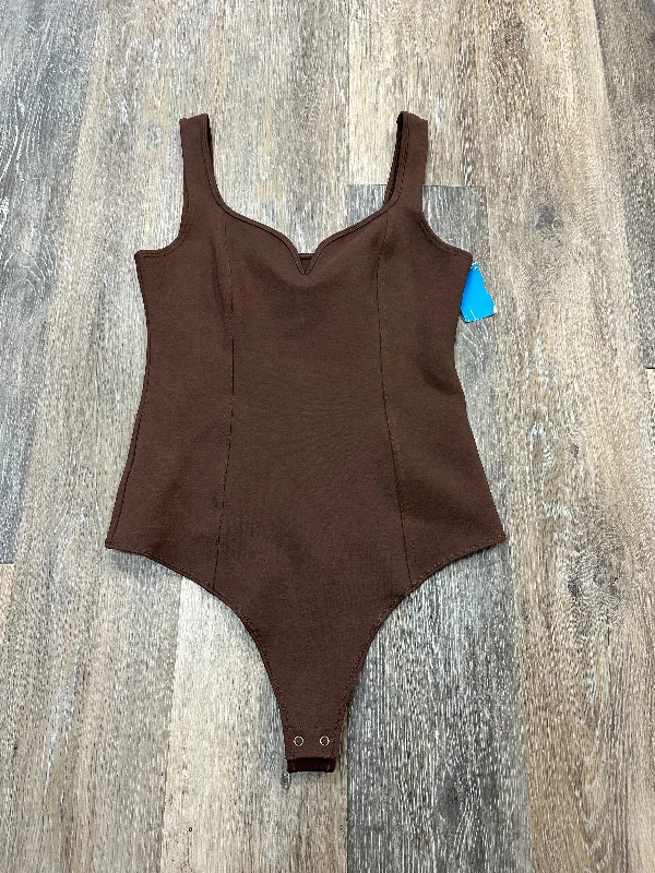 Bodysuit By Abercrombie And Fitch In Brown, Size: Xs