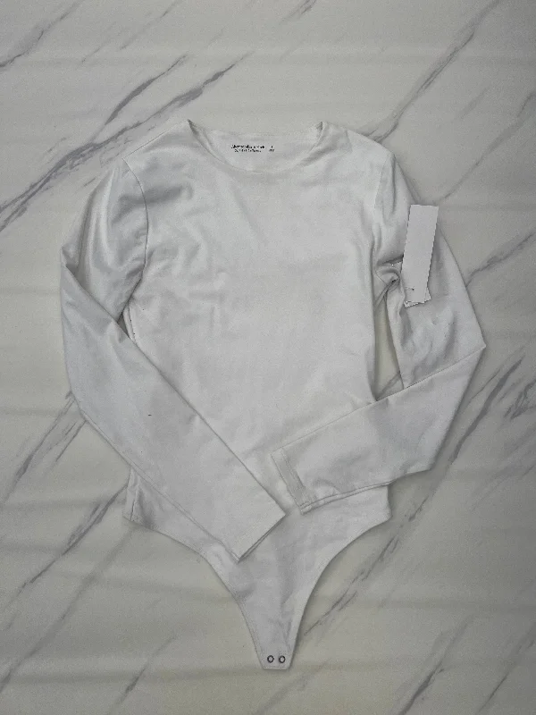 Bodysuit By Abercrombie And Fitch In White, Size: S