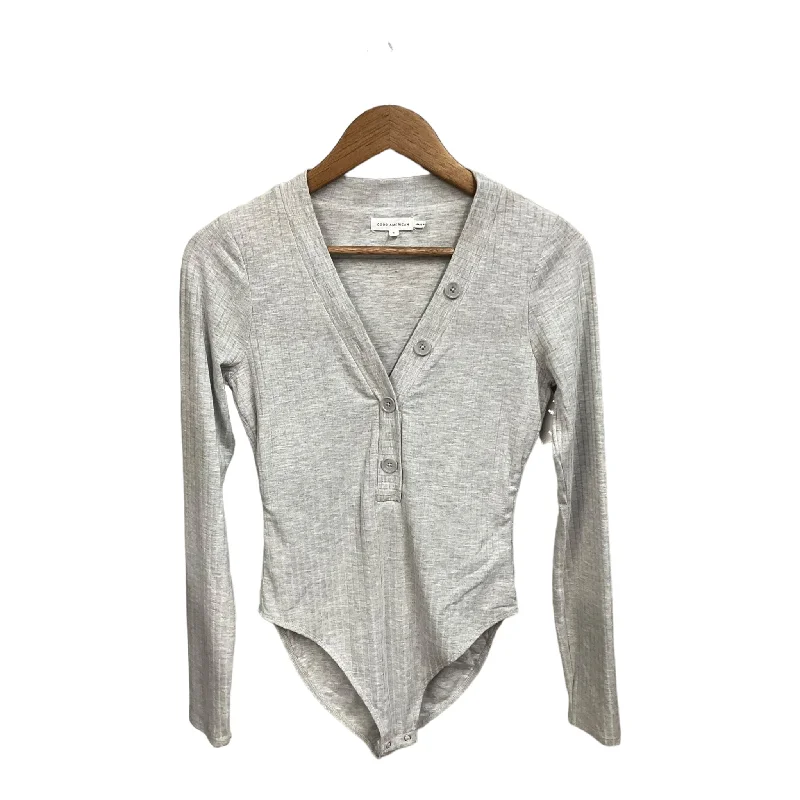 Bodysuit By Good American In Grey, Size: S