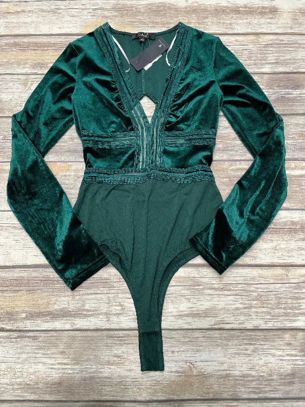 Bodysuit By Lulus In Green, Size: S