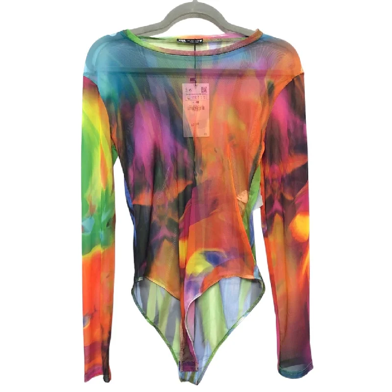 Bodysuit By Zara In Multi-colored, Size: L