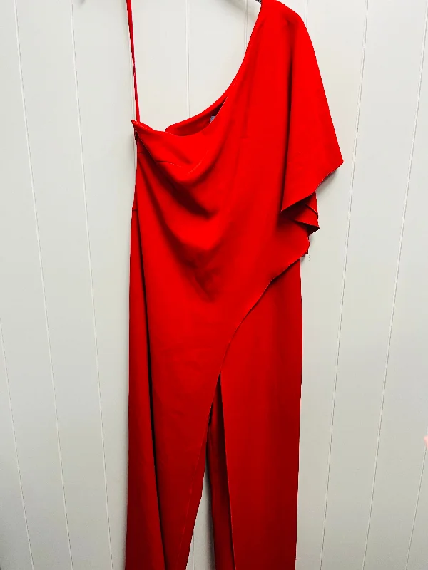 Jumpsuit By Clothes Mentor In Red, Size: 8