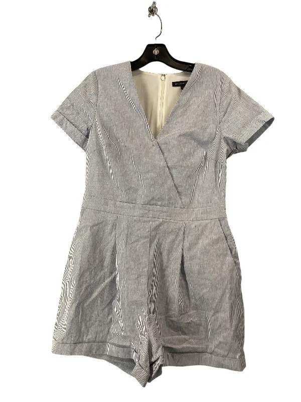 Romper By Banana Republic In Blue & White, Size: 8