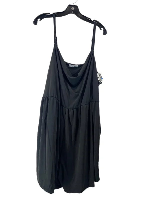 Romper By Dex In Black, Size: 1x